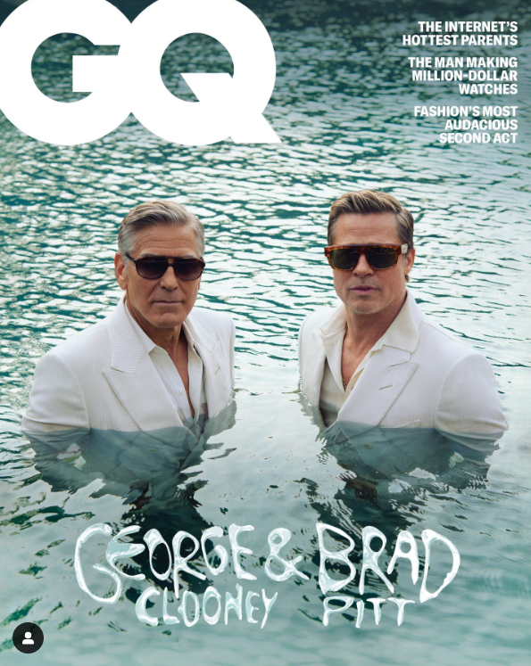 Џорџ Клуни и Бред Пит во заедничка фотосесија за GQ