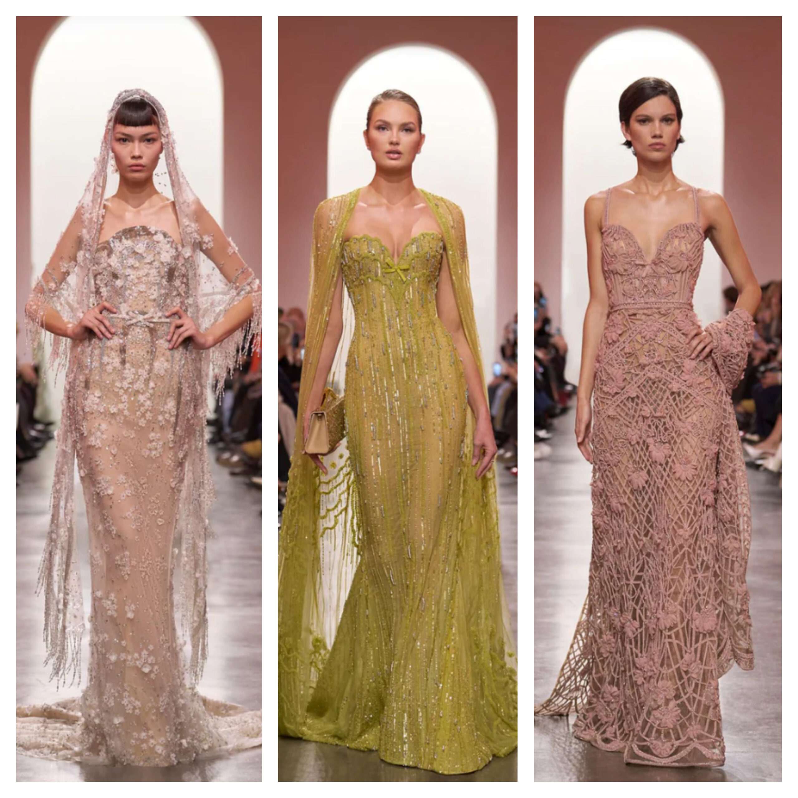 Париска модна недела: Elie Saab ја претвори пистата во уметничка галерија