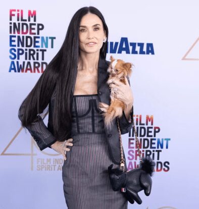 Деми Мур во смел и транспарентен фустан на Independent Spirit Awards 2025