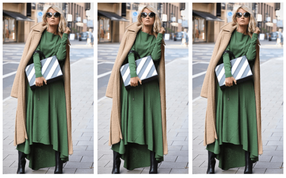 Monday in pastel green