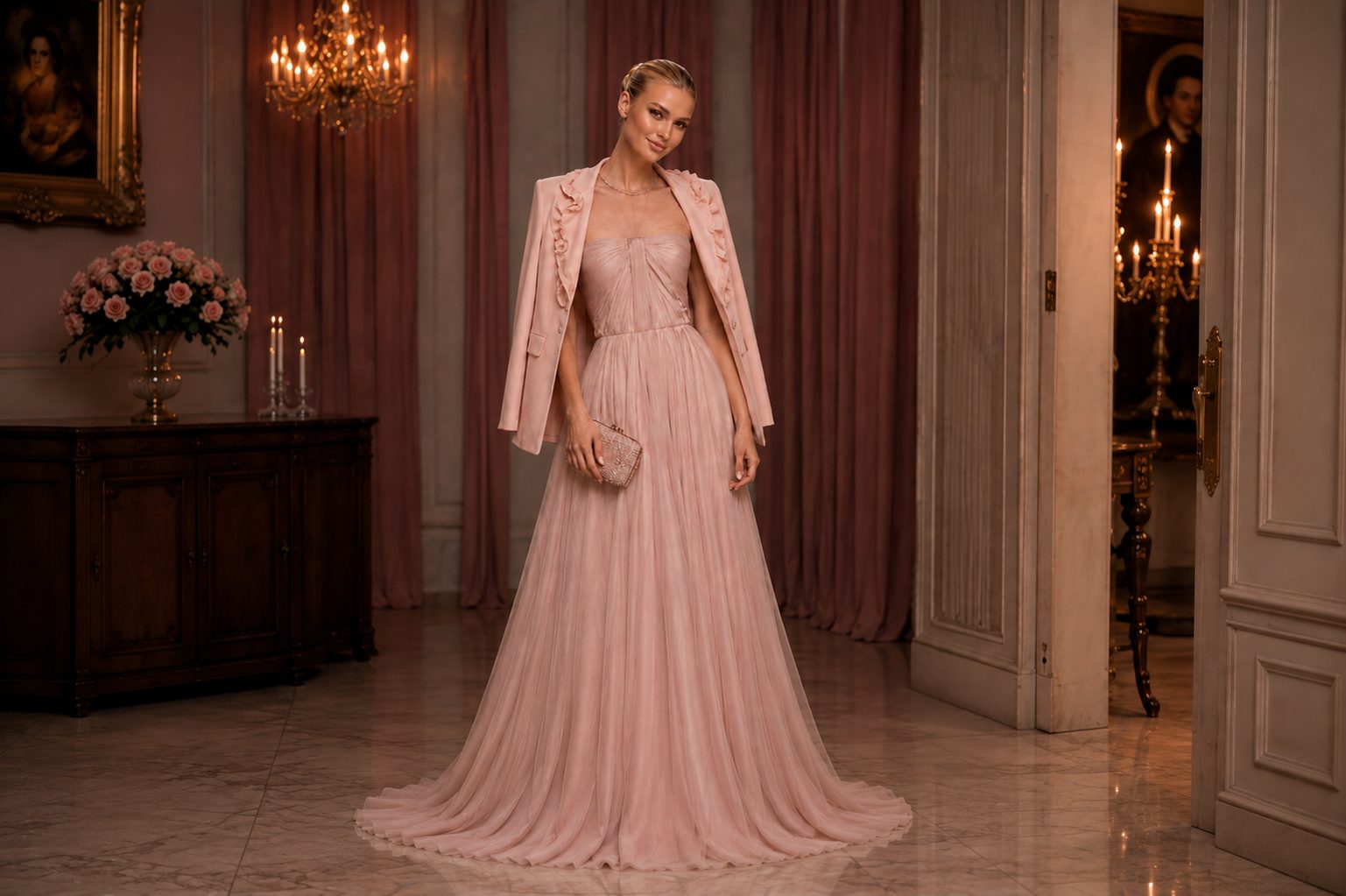На прв поглед нежен, одблизу спектакуларен: новата couture креација на ELENA LUKA