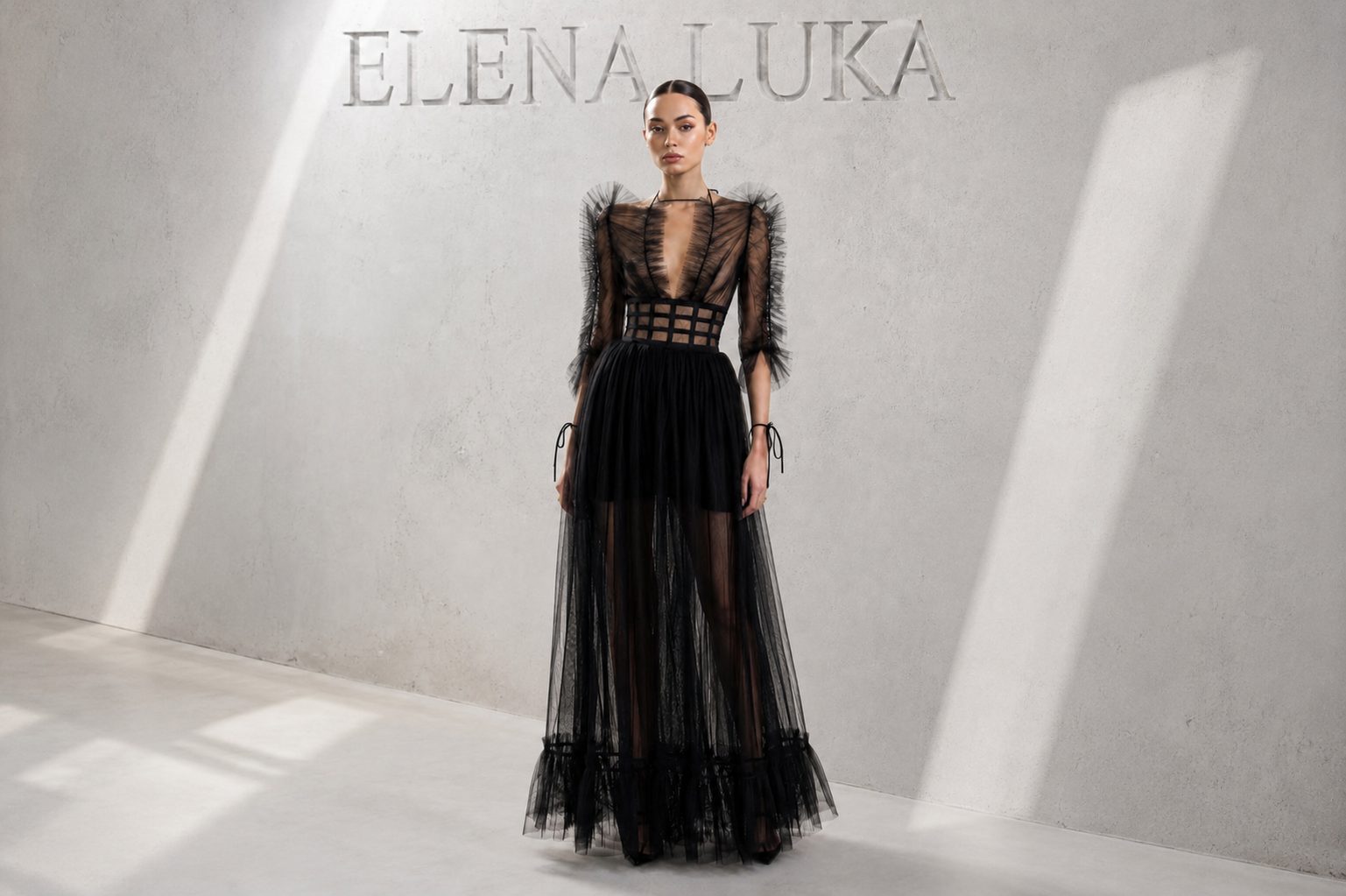 ELENA LUKA AW 2026: МОЌТА НА ЦРНАТА СИЛУЕТА