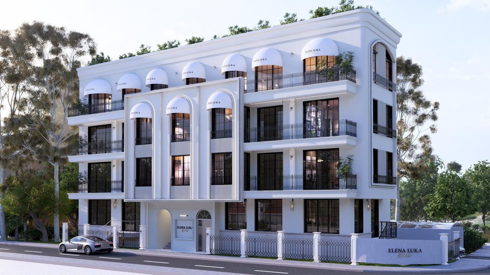 ELENA LUKA HOME ГО ПРЕТСТАВУВА DIVINE: АРХИТЕКТУРА НА ЛУКСУЗОТ, АДРЕСА НА МИРОТ