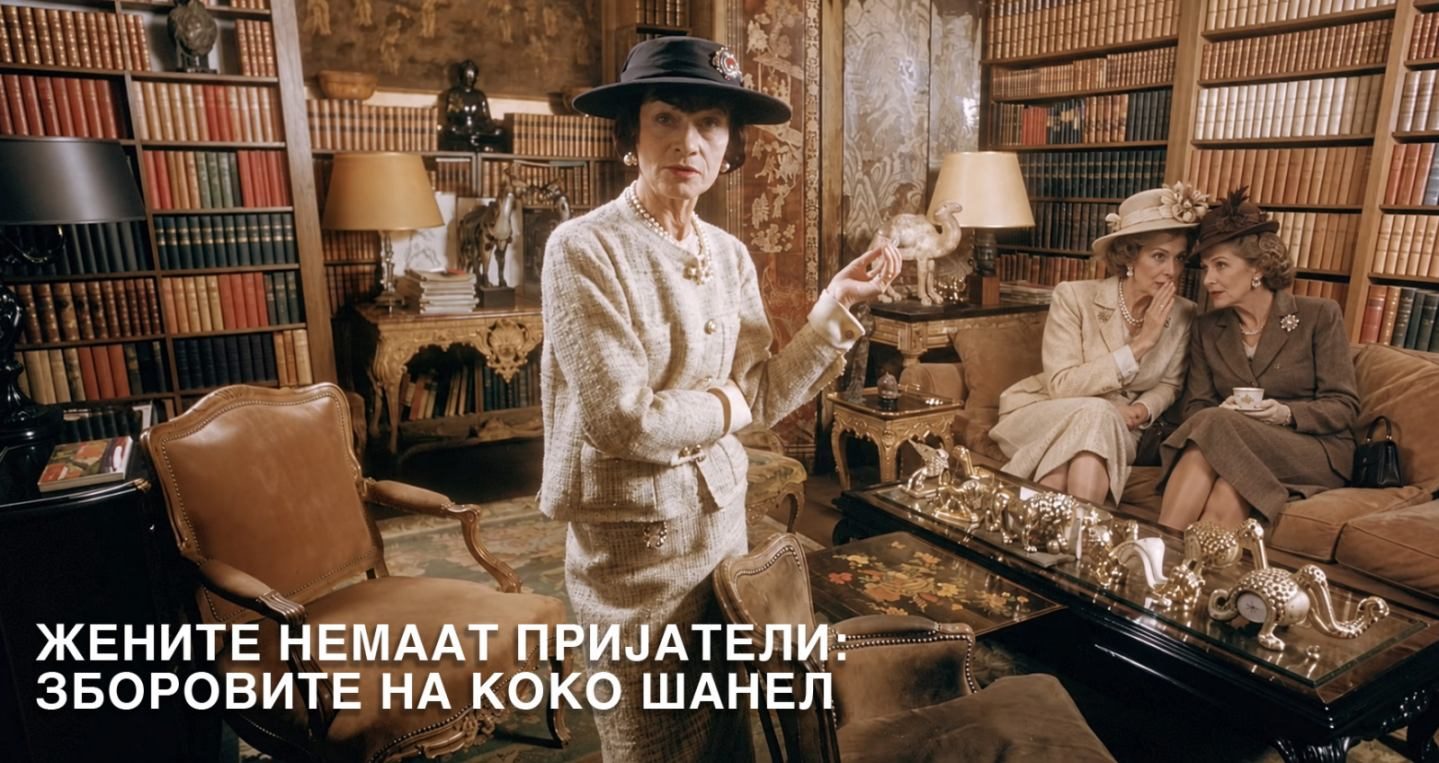 Жените немаат пријатели: Зборовите на Коко Шанел! Зошто мислела така?