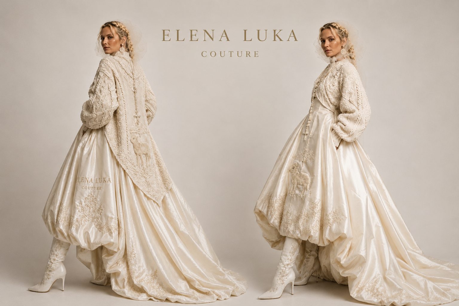 ELENA LUKA COUTURE: Креација што изгледа како да излегла од дворец, но е создадена за современата жена