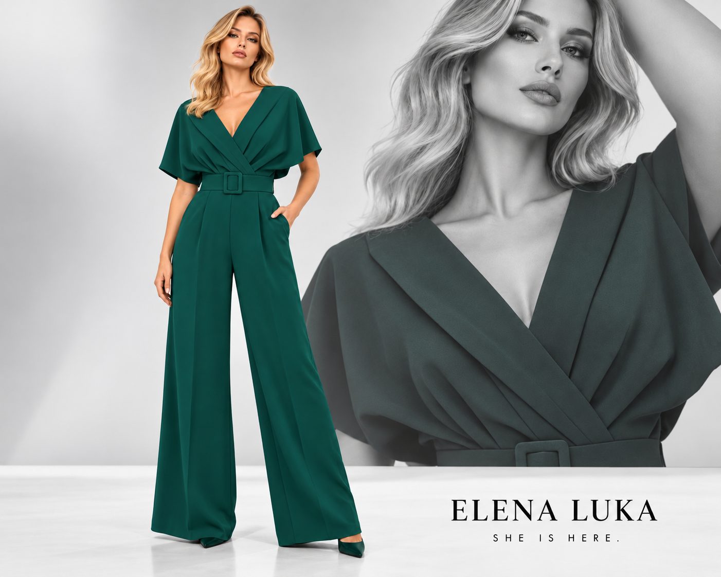„She is here“ во смарагдна боја: ELENA LUKA и моќта на автентичноста